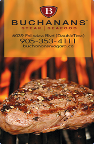 Buchanan's steak and seafood dining lounge